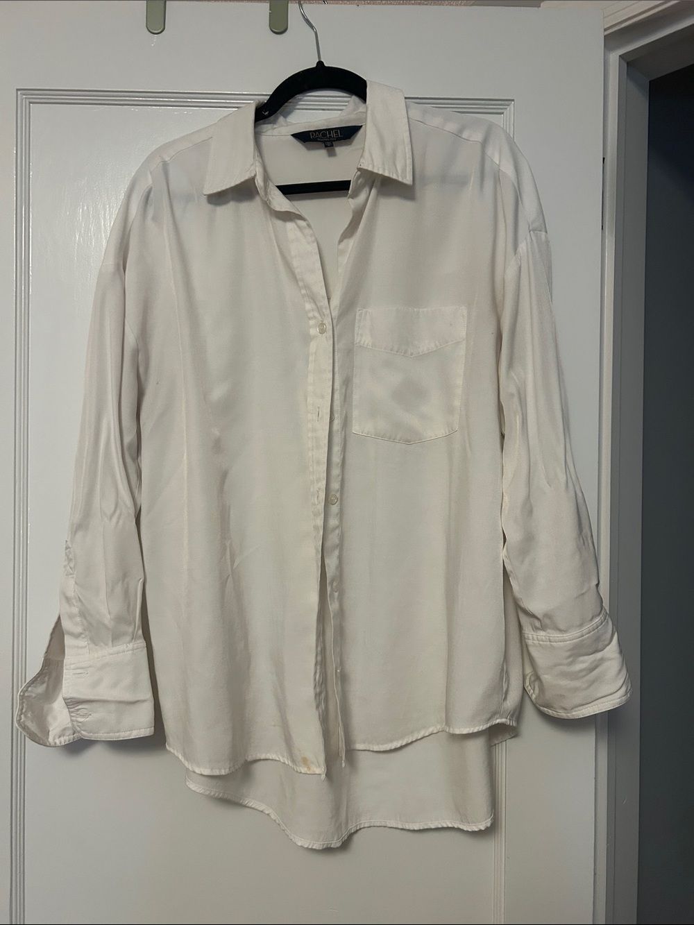 RACHEL Rachel Roy Button-Down Shirt with Chest Pocket
